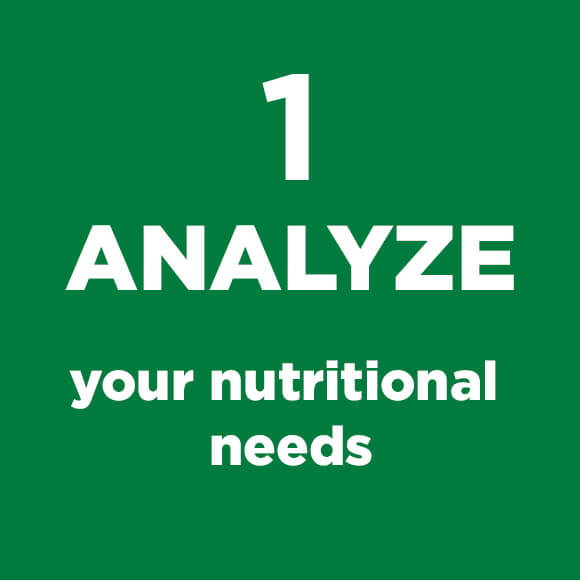 ANALYZE your nutritional needs