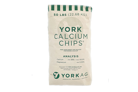 York Calcium Chips, build a superior eggshell